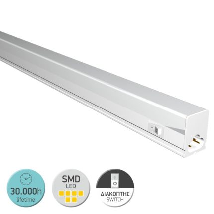 ΓΡΑΜΜΙΚΟ ΦΩΤΙΣΤΙΚΟ LED ΜΕ ΔΙΑΚΟΠΤΗ 18W 4000K