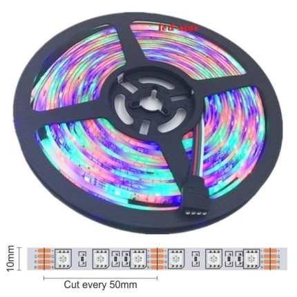 ΤΑΙΝΙΑ LED RGB ΣΤΕΓΑΝΗ 14.4W 12V