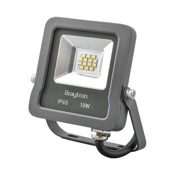 BRY-FLOOD-SL-10W-GRY-3000K-IP65-LED FLOODLIGHT Model: BT61-01002