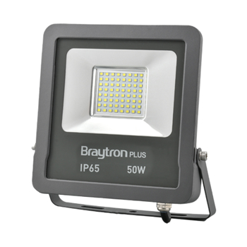 BRY-FLOOD-SL-50W-GRY-6500K-IP65-LED FLOODLIGHT Model: BT61-05032