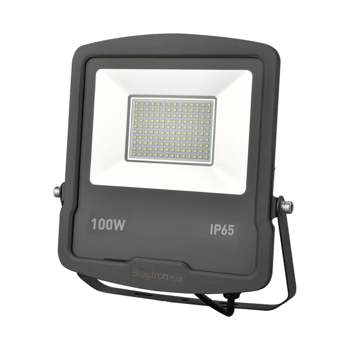 BRY-FLOOD-SL-100W-GRY-6500K-IP65-LED FLOODLIGHT Model: BT61-09132