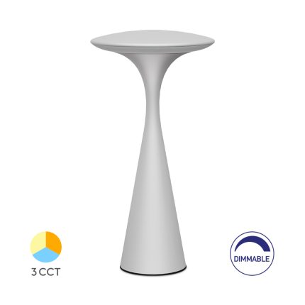 Επαναφορτιζόμενο πορτατίφ "Tower" dimmable 3w CCT