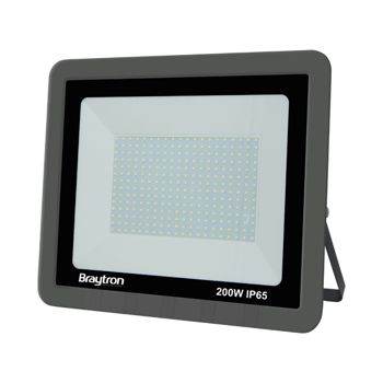 BRY-FLOOD-SD-200W-GRY-6500K-IP65-LED FLOODLIGHT Model: BT60-19632