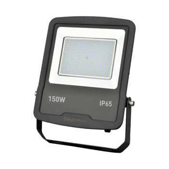 BRY-FLOOD-SL-150W-GRY-3000K-IP65-LED FLOODLIGHT Model: BT61-09402