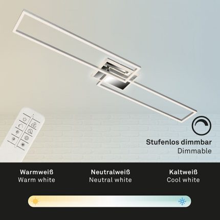 Φωτιστικό led "Frame" 40w 5200lm CCT χρώμιο