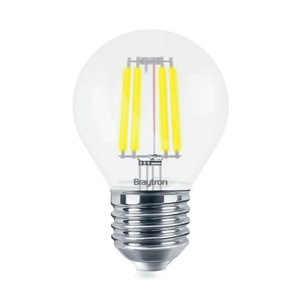 Λάμπα led Σφαιρική filament διάφανη Ε27 4w 470lm 2700k