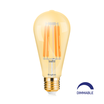 BRY-ADVANCE-6W-E27-ST64-AMB-DIM-2200K-LED BULB