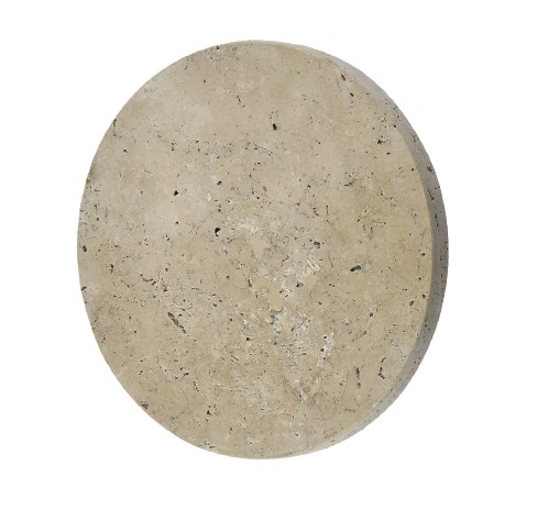 Επιτοίχιο φωτιστικό γκρι από travertine marble LED 3.5W D:16cm (43068-B) 43068-B